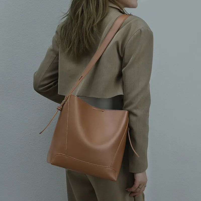 Ashley Crossbody Bucket Bag