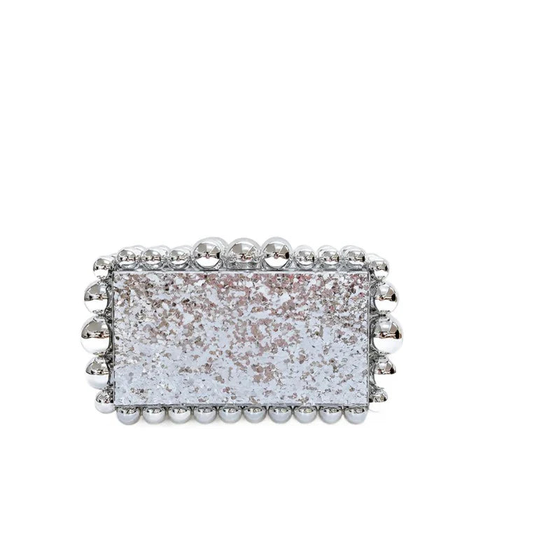 Acrylic Marbled Clutch Bag