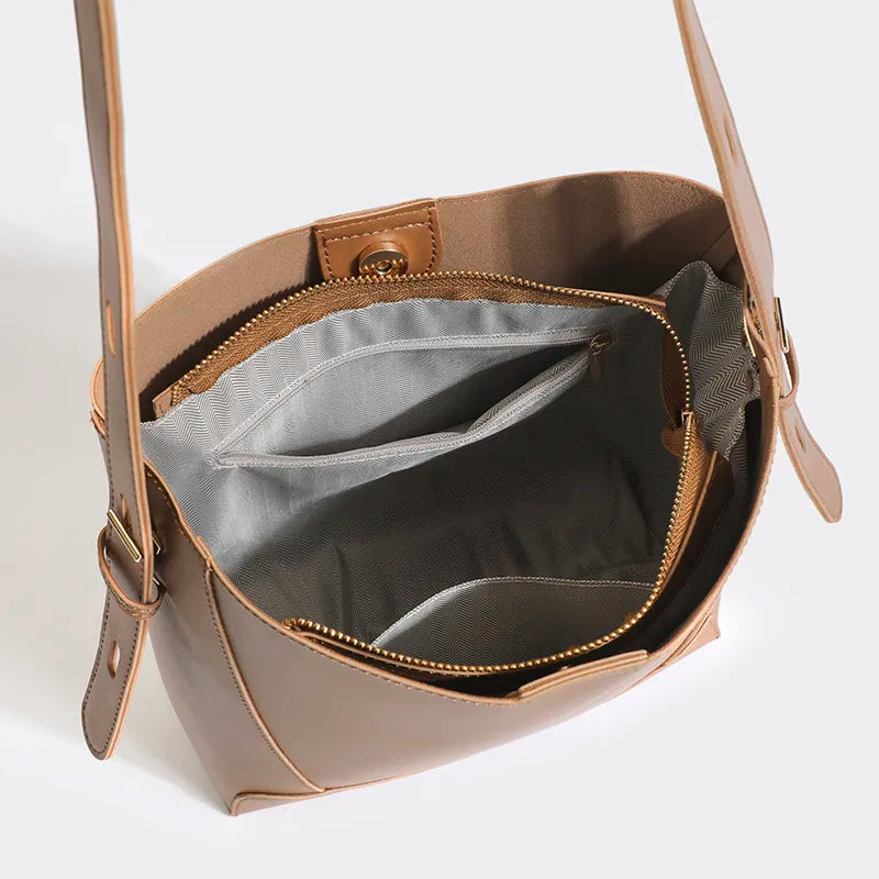 Ashley Crossbody Bucket Bag