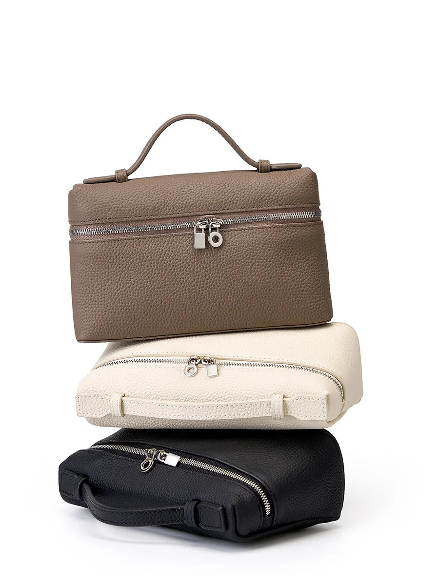 Camila Small Genuine Leather Tote Bag