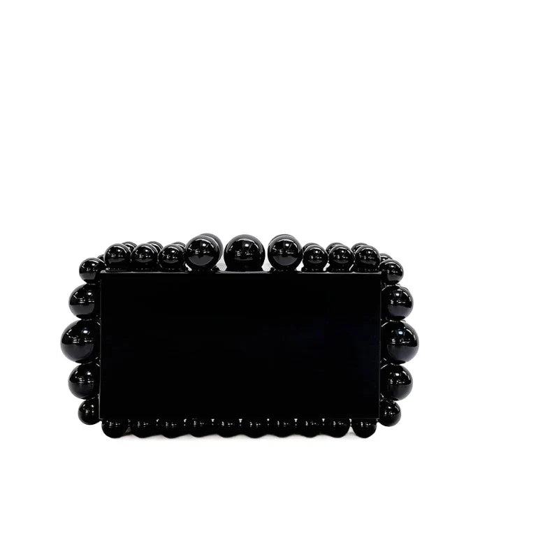 Acrylic Marbled Clutch Bag
