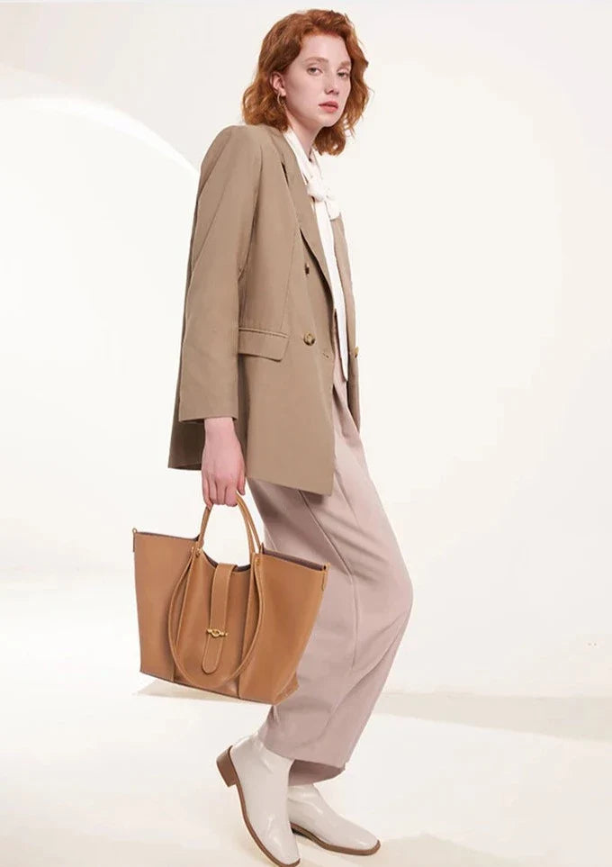 Saad Maxi Genuine Leather Bag