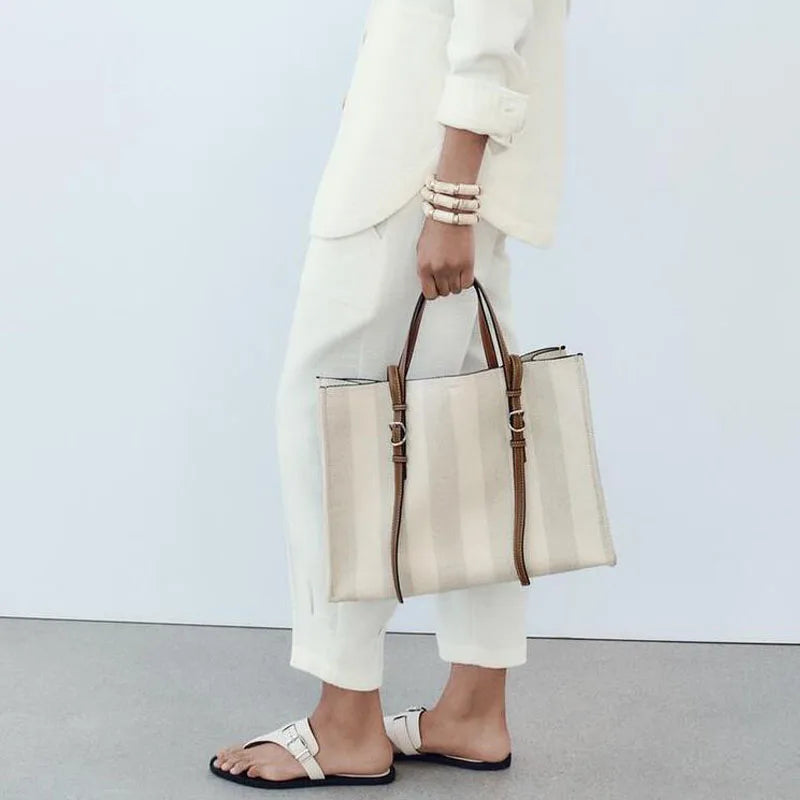 Pamela Canvas Tote Shoulder Medium Bag