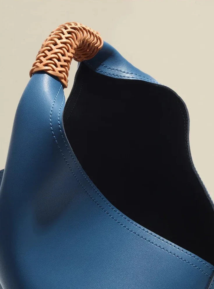 Hillary Shopping Large Genuine Leather Bag