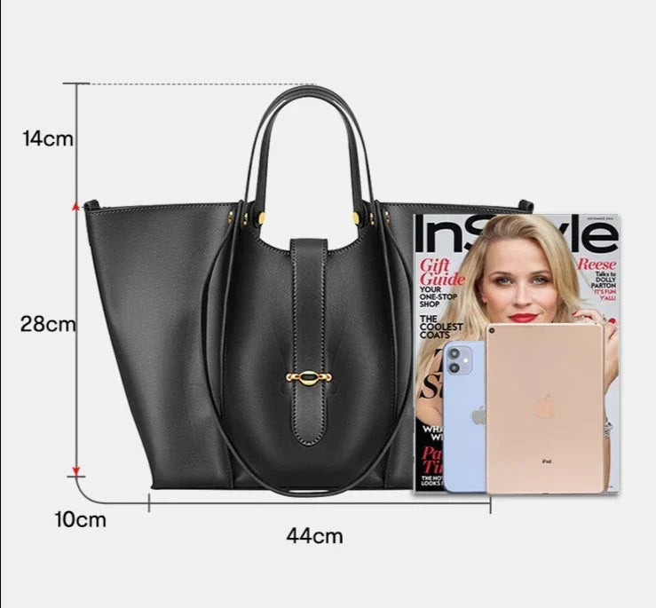 Saad Maxi Genuine Leather Bag