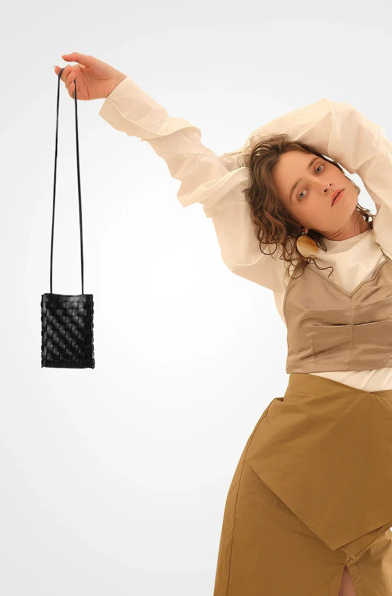 Mani Woven Phone Bag