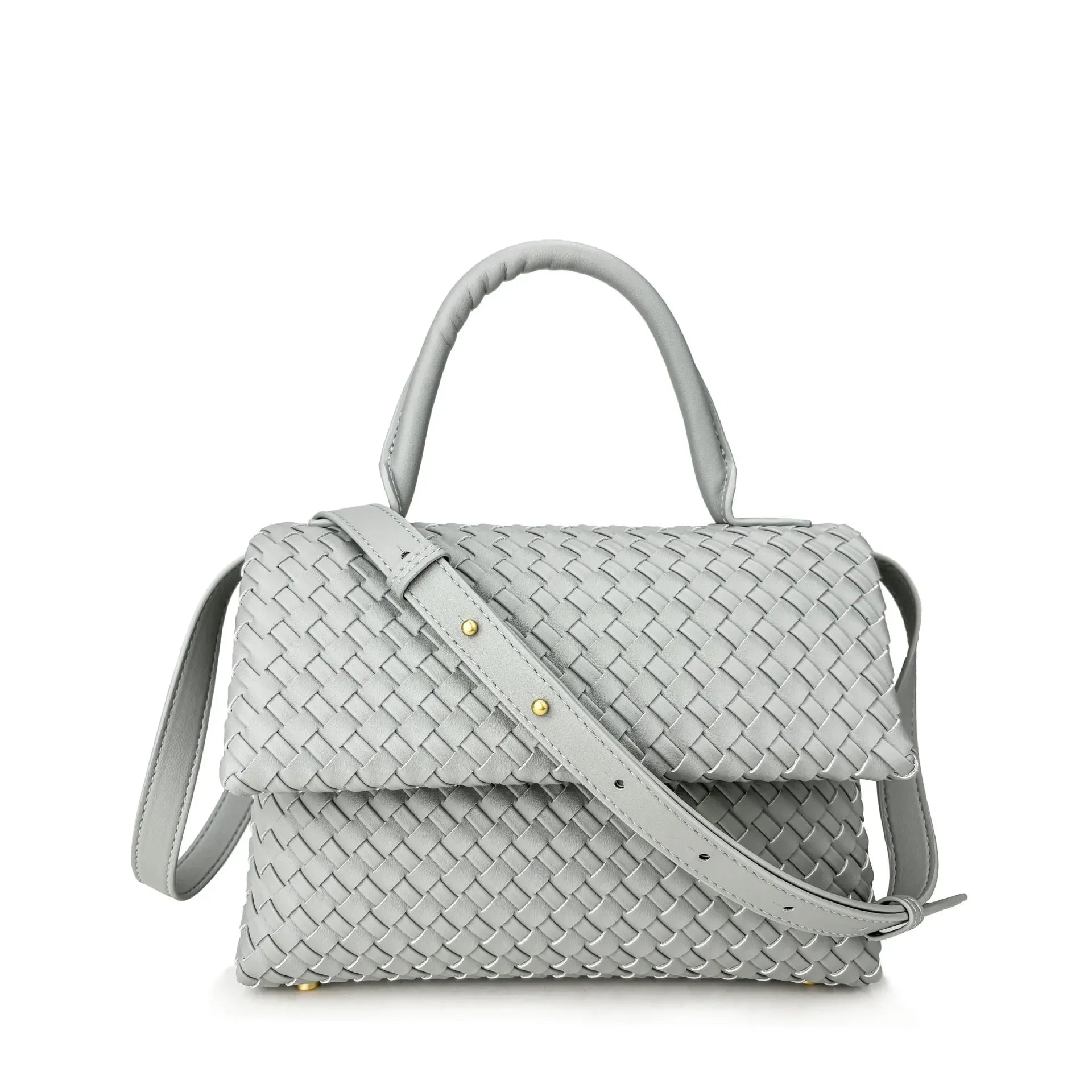 July Woven Genuine Leather Bag
