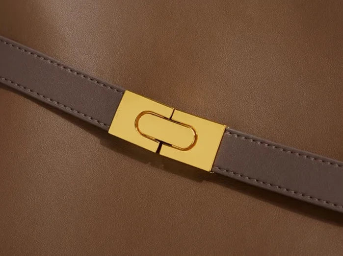 Nicole Double Genuine Leather Bag