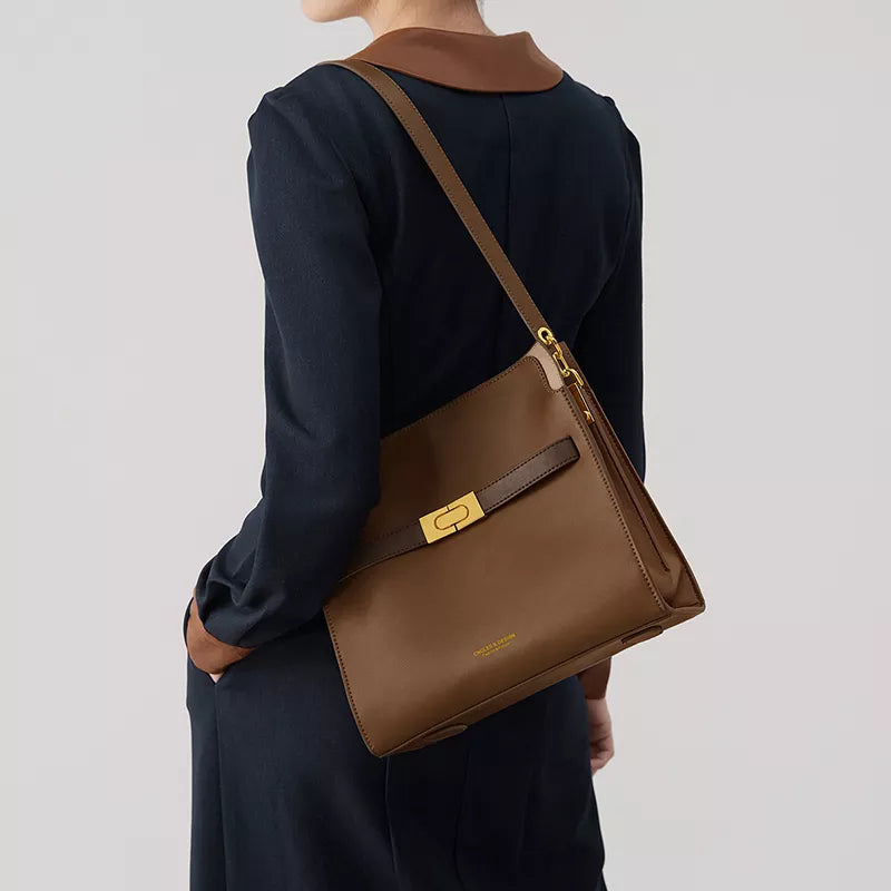 Nicole Double Genuine Leather Bag