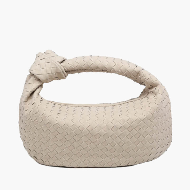 Alice Large Woven Suede Bag
