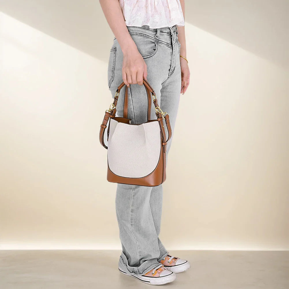 Karine Crossbody Bucket Bag