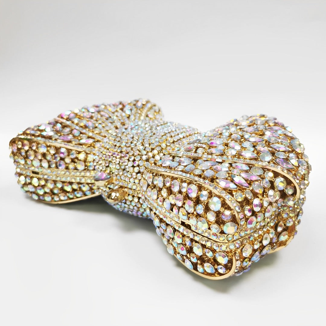 Isabella Bow Rhinestone Clutch