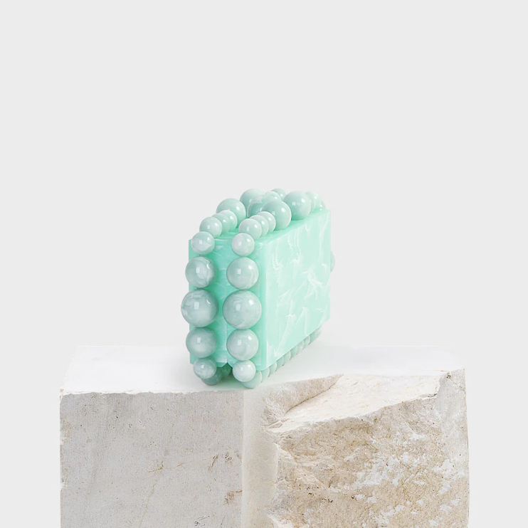 Acrylic Marbled Clutch Bag