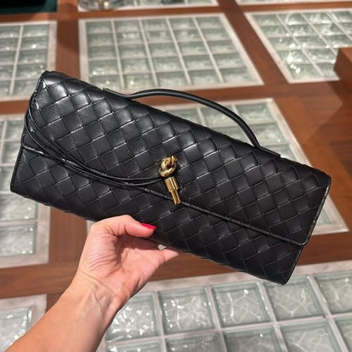 Paige Woven Clutch Bag